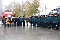 26 октября 2015 г. состоялось открытие мемориальной доски в память о А.В. Щетинине – первом начальнике прфессиональной пожарной охраны г. Канаш (фото №27).