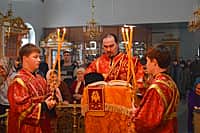 В день памяти Собора новомучеников и исповедников Церкви Русской, в храме святителя Николая г. Канаш состоялось богослужение (фото №3).