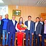 Глава администрации Канашского района встретился с Алёной Тимофеевой - серебряным призером мирового первенства по спортивной борьбе.