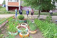 Комиссия осмотрела дворы-участники канашского городского конкурса "Лучший двор - 2016" (фото №18).