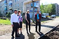 Министр В. Филиппов провел плановую проверку ремонта дорог в г. Канаш (фото №1).