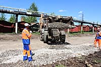 Министр В. Филиппов провел плановую проверку ремонта дорог в г. Канаш (фото №2).