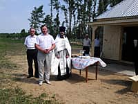 Накануне святой Троицы на кладбище д.Атыково Канашского  района состоялось открытие часовни (фото №1).