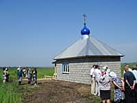 Накануне святой Троицы на кладбище д.Атыково Канашского  района состоялось открытие часовни (фото №3).