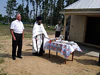 Накануне святой Троицы на кладбище д.Атыково Канашского  района состоялось открытие часовни (фото №7).