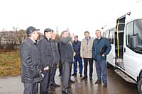 С рабочим визитом г. Канаш посетил Председатель Кабинета Министров Чувашской Республики И.Б. Моторин (фото №6).