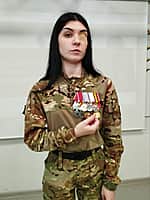 В 4-Б классе школы №3 в Канаше прошла встреча с участницей СВО, выпускницей школы.