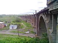 Туристический маршрут к памятнику истории - железнодорожному мосту д.Мокры (фото №1).