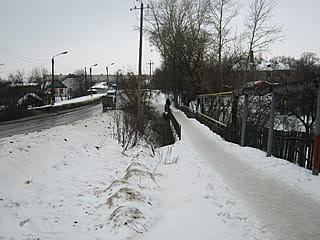 Пешеходный мост через реку Аниш -​ Янтиковское шоссе (г. Канаш).
