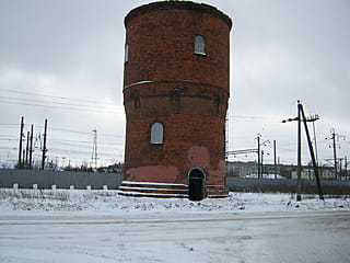 Водонапорная башня, 1925 год -​ ул. Железнодорожная, 44 (г. Канаш).