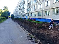 Во дворе дома № 17 по улице Куйбышева стартовало благоустройство.
