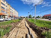 В Канаше начались работы по обустройству пешеходных тротуаров на улицах Машиностроителей и Раздольная.